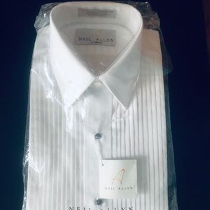 Neil Allyn Men’s Tuxedo Shirt - S 34/35 & 36/37